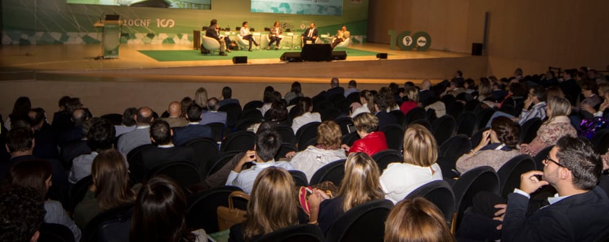 Una de las sesiones del XX Congreso Nacional Farmacéutico, celebrado en Castellón. 