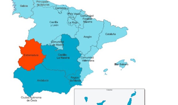 La mayoría de comunidades españolas aparecen como desarrolladas, aunque Extremadura se lleva la peor nota