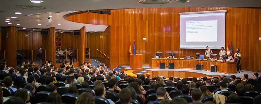 El salón de actos del Ministerio de Sanidad ha acogido la primera jornada de asignación de plazas MIR. 