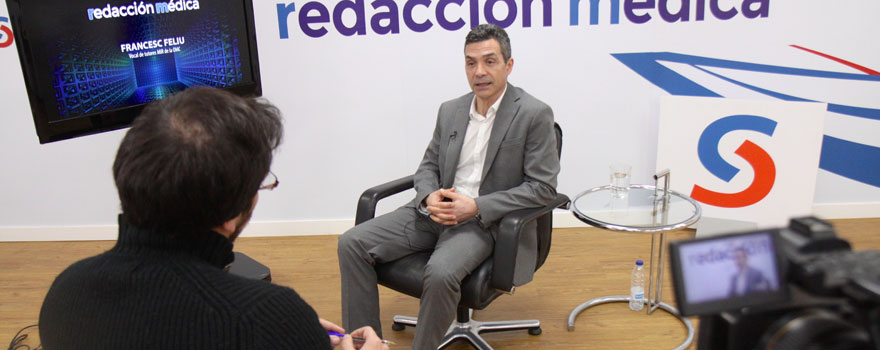 Francesc Feliu durante la entrevista de Redacción Médica.