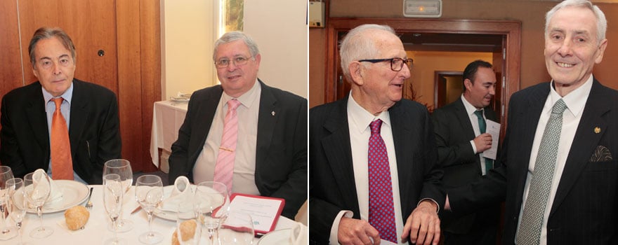 A la derecha, Alfredo Milazzo, presidente de la Fundación Ad Qualitatem, con Esteban Ímaz, secretario general de PSN.