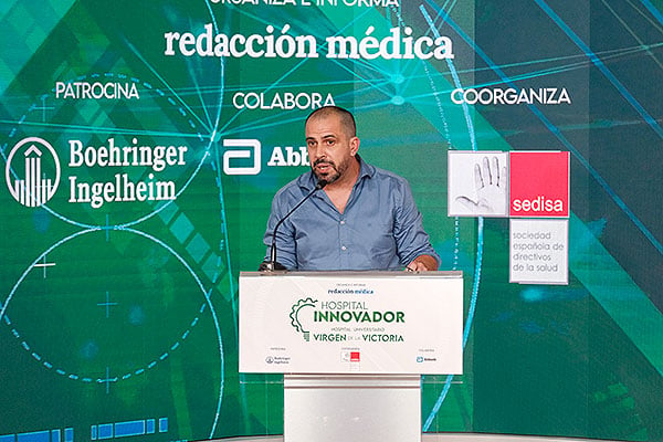 El responsable de la Consulta Funcional de Suelo Pélvico y Continencia de Enfermería del Servicio de Urología del Hospital Universitario Virgen de la Victoria, Manuel Bernal Pacheco.