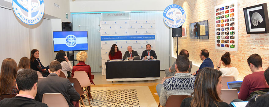 Rueda de prensa de presentación de la campaña organizada por el Consejo General de Enfermería