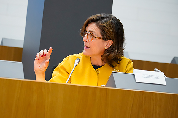 Carolina Martínez-Caro, vicepresidenta de AECC en Madrid.
