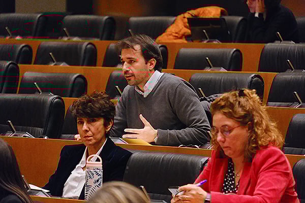 Javier Sánchez Serna, portavoz de Podemos.