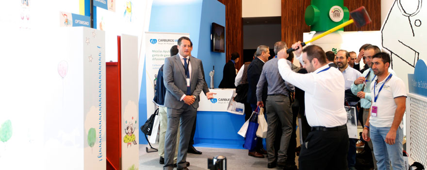 El stand de Carburos Médica en el congreso.