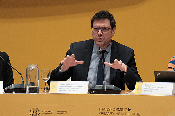 Ewout van Ginneken, coordinador del Observatorio Europeo de Sistemas de Politícas y Sistemas de Salud.