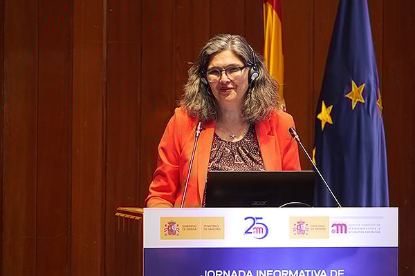 Maya Matthews, durante su intervención.