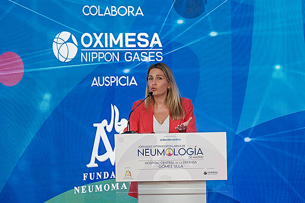 Celia Pinedo, vicepresidenta neumóloga de la Sociedad Madrileña de Neumología y Cirugía Torácica Neumomadrid.