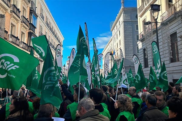 Primera manifestación de Muface.