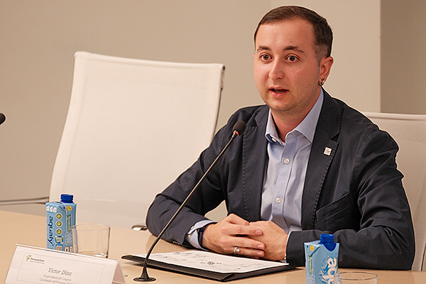 Víctor Díaz, vicepresidente del Congreso y Coordinador del Programa de la FEEF. 