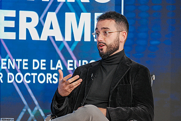 Álvaro Cerame, presidente de la European Junior Doctors. 