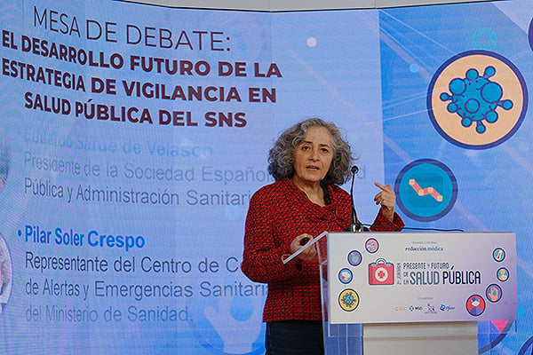 Pilar Soler, representante del Centro de Coordinación de Alertas y Emergencias Sanitarias del Ministerio de Sanidad.