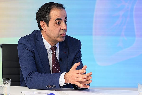 Javier de Miguel, jefe de Sección en el Servicio de Neumología del Hospital Gregorio Marañón en Madrid.
