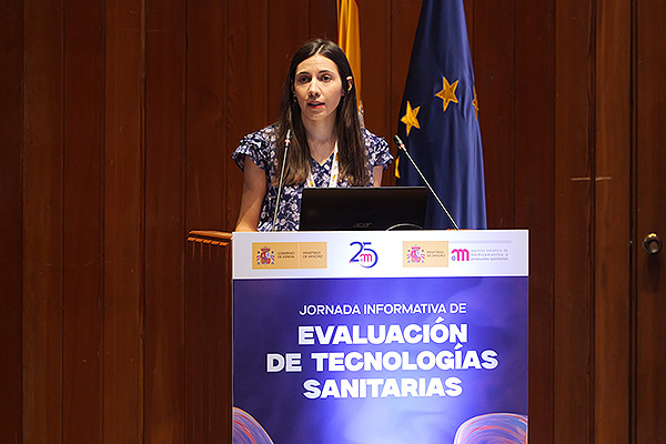 Sonia Pulido, del Área de IPTs y evaluación de tecnologías sanitarias en la Aemps y copresidenta del subgrupo de Consultas Científicas Conjuntas del Grupo de Coordinación de HTA.
