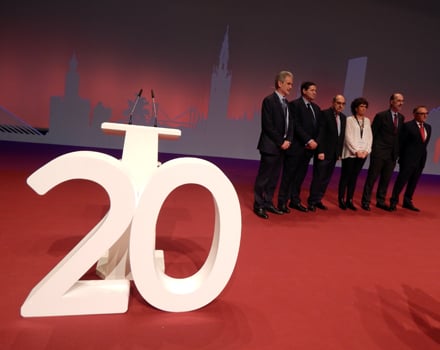 Foto de familia de los ponentes del debate '¿Cómo continuamos progresando?'