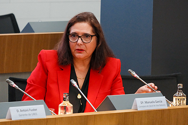 Manuela García, consejera de Salud de Islas Baleares.