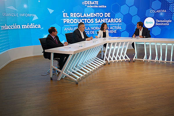 Un momento del debate 'El Reglamento de Productos Sanitarios: análisis de la normativa actual y desarrollo de la que viene'.