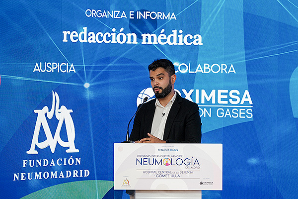 Juan Francisco de Mesa, adjunto del Servicio de Neumología del Hospital Central de la Defensa Gómez Ulla.