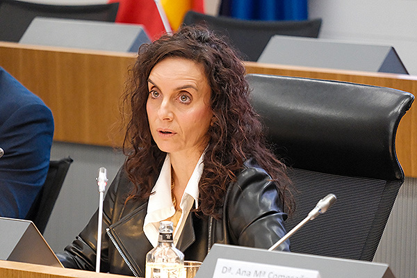 Olga Ginés, presidente de la Comisión de RRHH de Aspe.