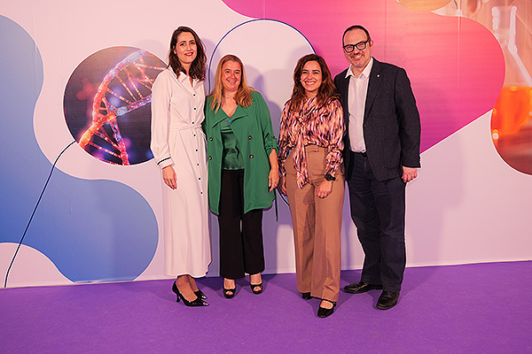 María Gálvez, Corporate Affairs Lead Novartis España; Natividad Calvente; Fátima Montes, Corporate Affairs Manager de Novartis España; y Joaquín Lixondo, Corporate Affairs de Lead de Novartis España.