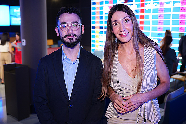 Álvaro Cerame y Sheila Justo, vicepresidenta de Amyts.