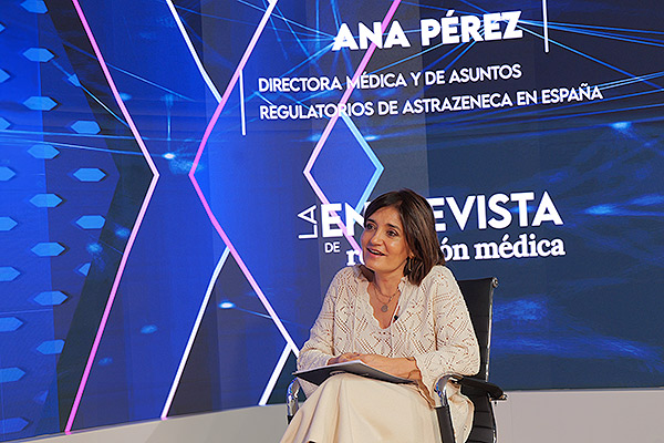  Ana Pérez, directora médica y de Asuntos Regulatorios de AstraZeneca en España.