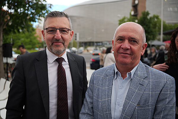 Andoni Lorenzo, presidente del Foro de Pacientes; y Gabriel del Pozo, secretario general de CEMS.