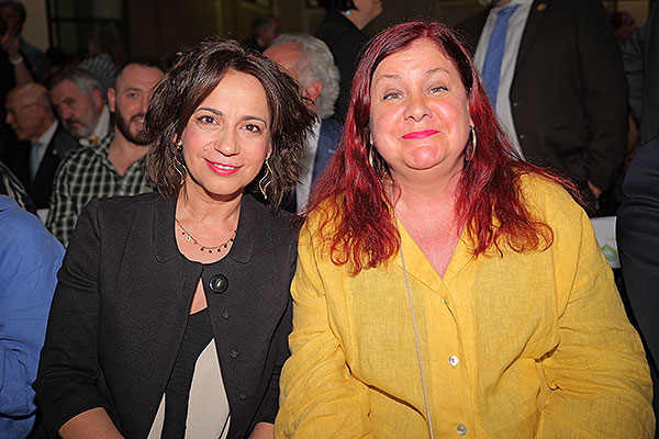 Silvia Calzón, directora de la Agencia Estatal Comisión Española para la Lucha Antidopaje en el Deporte; y Celia Gómez, directora de Ordenación Profesional del Ministerio de Sanidad.
