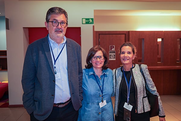 Félix José Yéboles, director general de PDx de GE Healthcare; Monica Penedo responsable PDx de GE Healthcare y Arantxa Pascual, CMO de GE Healthcare.