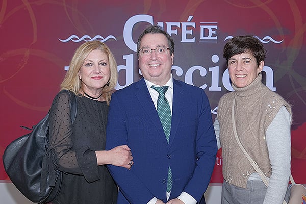 Yolanda Gómez, Graciliano Estrada y María Antonia Rodríguez.