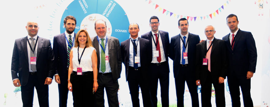 El equipo de Carburos Médica que ha asistido al XXXIV Congreso Nacional de Ingeniería Hospitalaria.