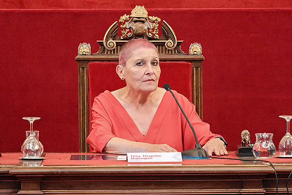 Begoña Barragán, presidenta de AEAL, Asociación de Pacientes de Linfoma, Mieloma, Leucemia y Síndromes Mieloproliferativos.