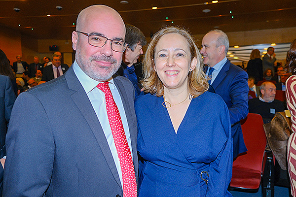 Francisco Martín y Eloísa del Pino, presidenta del CSIC.