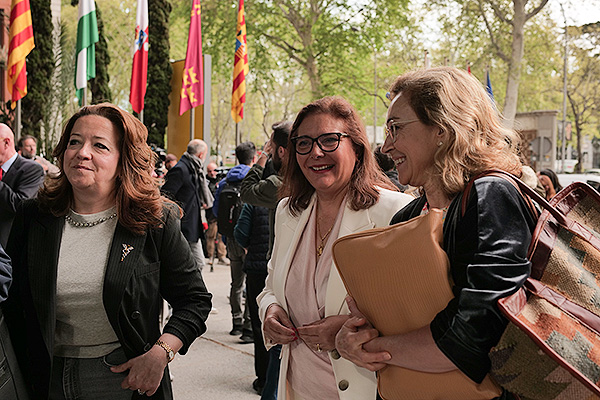 Catalina García, consejera de Salud de Andalucía; Manuela García, consejera de Salud de Baleares; y María Martín, consejera de Salud de La Rioja.