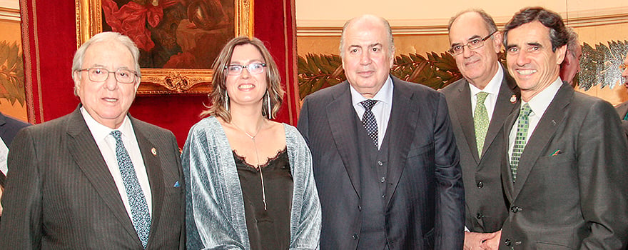 Diego Murillo, Andrea Macía, Ricardo De Lorenzo, Luis Campos y Domingo Bello Janeiro.