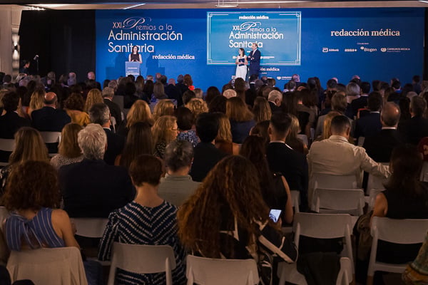 Un momento durante el discurso de Elena Gras.