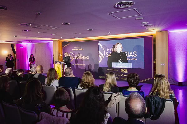 Un momento durante la intervención de Almudena Quintana.