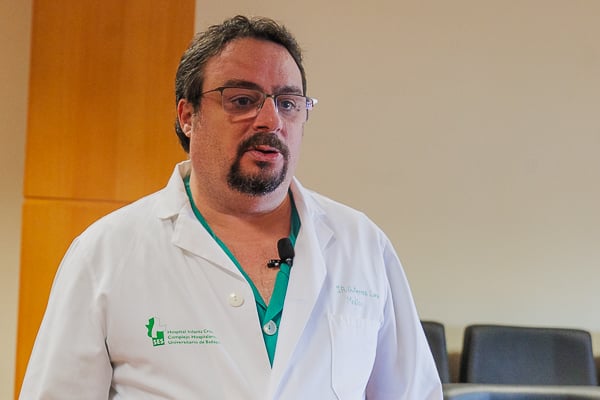 José Antonio Gutiérrez, médico del Servicio de Neumología