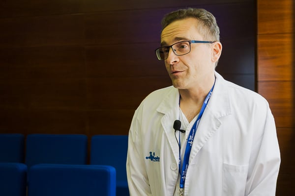 Mario Culebras, coordinador del Comité de Valoración Inicial en Cáncer de Pulmón.