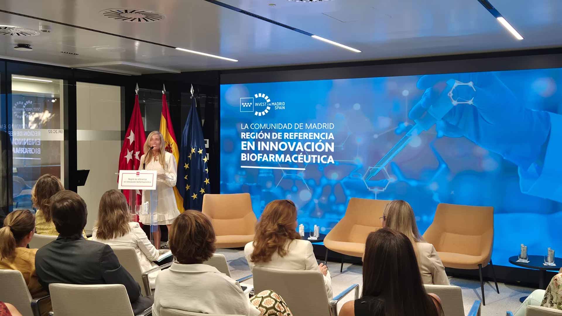 Rocío Albert, donsejera de Economía, Hacienda y Empleo de la COmunidad de Madrid.