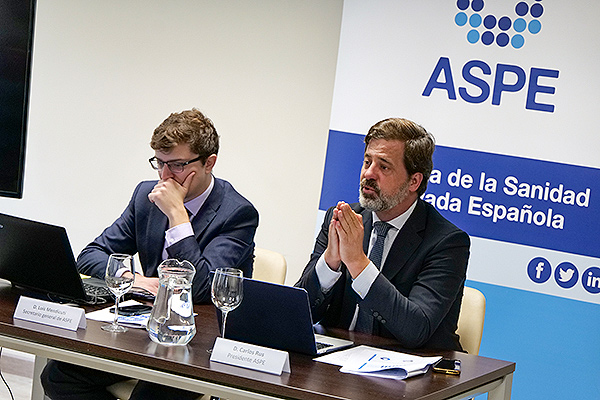 presentación del 'EI Infome ASPE: Análisis de la Sanidad Privada Española'