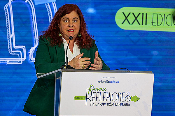 Celia Gómez ha puesto en valor el "largo recorrido" de Redacción Médica en el sector de la sanidad.