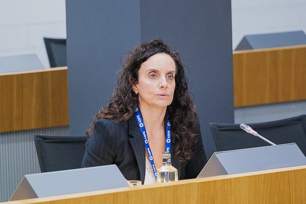 Olga Ginés, gerente del Hospital Ruber Internacional y presidenta de la Comisión de RRHH de Aspe.