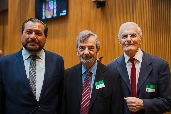 Eduardo Garcia Toledano, consejo general de salud pública de la OMS, Félix Lobo y José Manuel Freire.