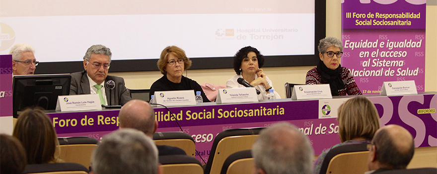 La mesa de debate ha girado sobre la equidad e igualdad en el acceso a medicamentos innovadores. 