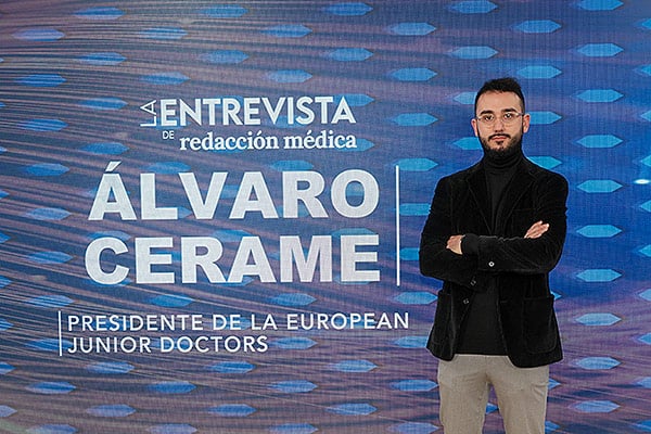 Álvaro Cerame, presidente de la European Junior Doctors. 