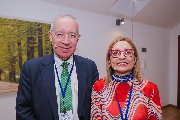 José Soto y Montserrat Chimeno, directora Gerente de Asistencia Sanitaria de Zamora. 