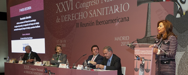  Ana María Orellana Cano, magistrada y doctora en Derecho por la Universidad Complutense de Madrid, durante su intervención. 