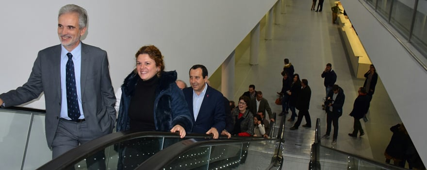 Alonso, junto a alcaldes de los municipios de referencia del nuevo Hospital de la Serranía de Ronda y directivos del SAS, visita las instalaciones del nuevo hospital.